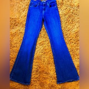 High rise flare jeans